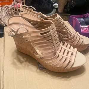 Franco Sarto wedged heels for women size 7.5